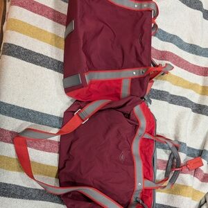 Fossil Burgundy Tote Bag Set (2)